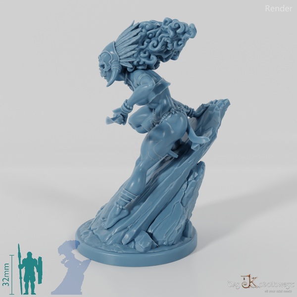 Masina, Masked Island Villain with Double Blade 01