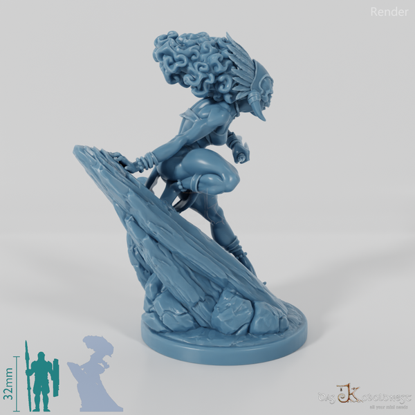 Masina, Masked Island Villain with Double Blade 01