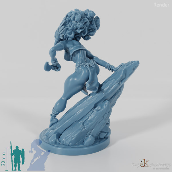 Masina, Masked Island Villain with Hatchet 01