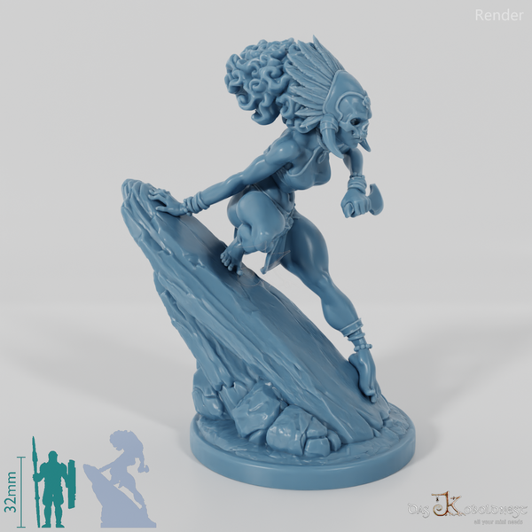 Masina, Masked Island Villain with Hatchet 01