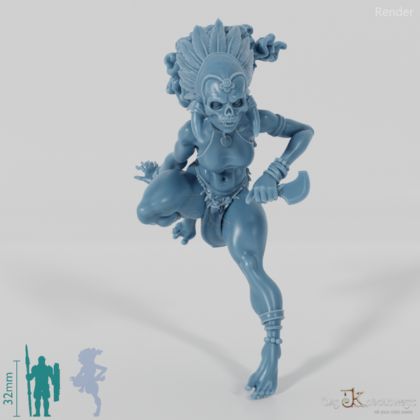 Masina, Masked Island Villain with Hatchet 01