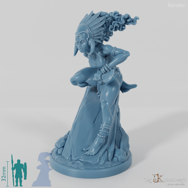 Masina, island villain with hatchet 01