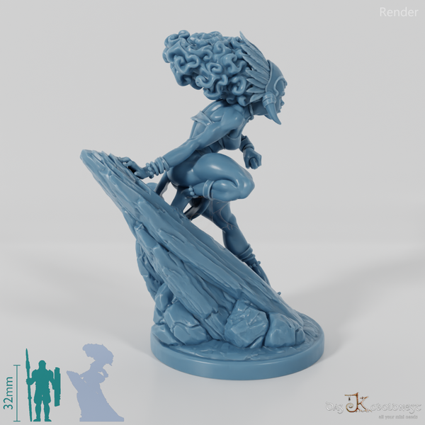 Masina, island villain with hatchet 01