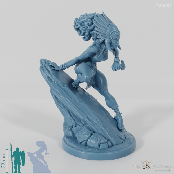 Masina, island villain with hatchet 01