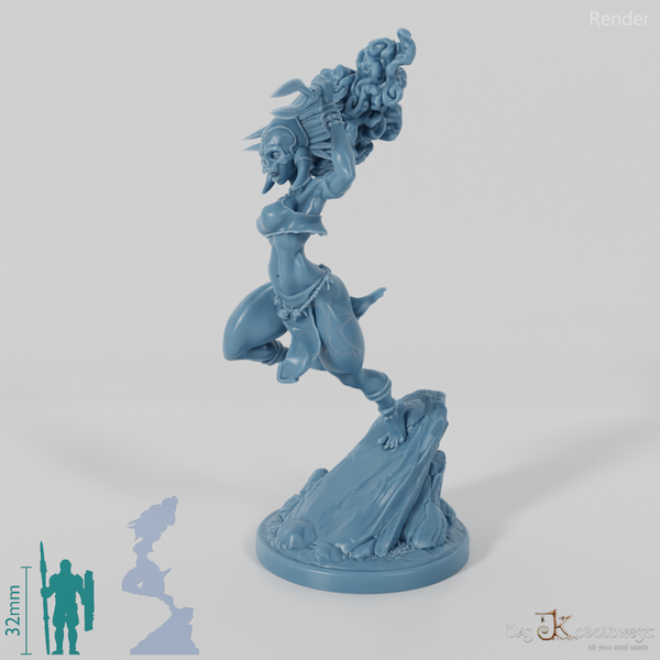 Masina, Masked Island Villain with Double Blade 02