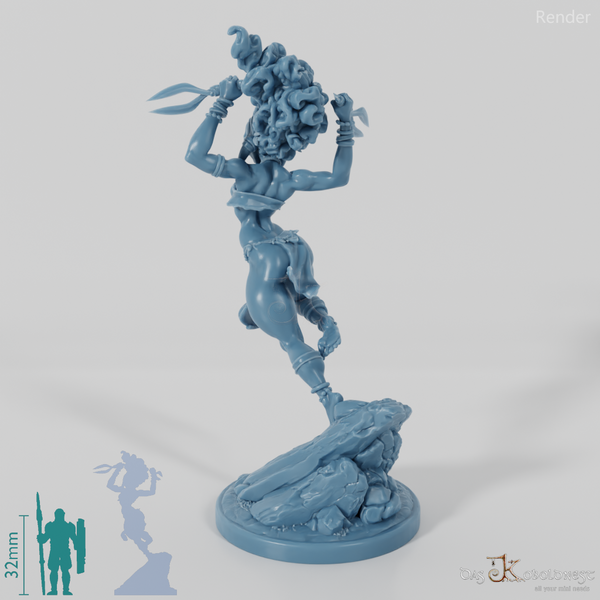 Masina, Masked Island Villain with Double Blade 02