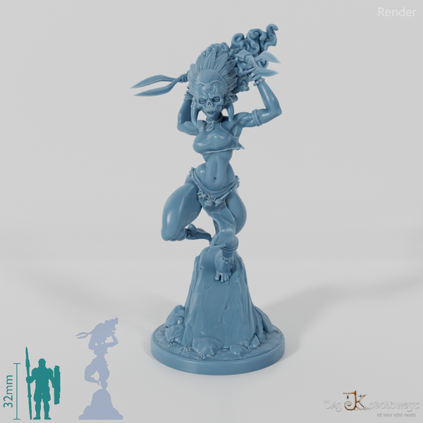 Masina, Masked Island Villain with Double Blade 02