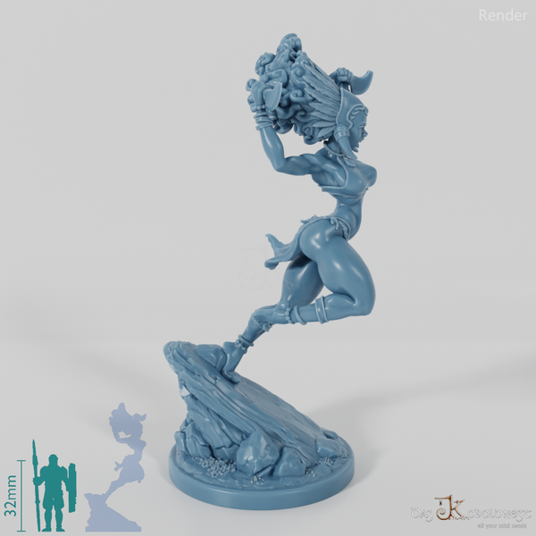 Masina, Inselschurkin mit Beil 02