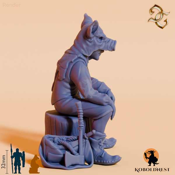 Max Ripper, Verrückter Holzfäller