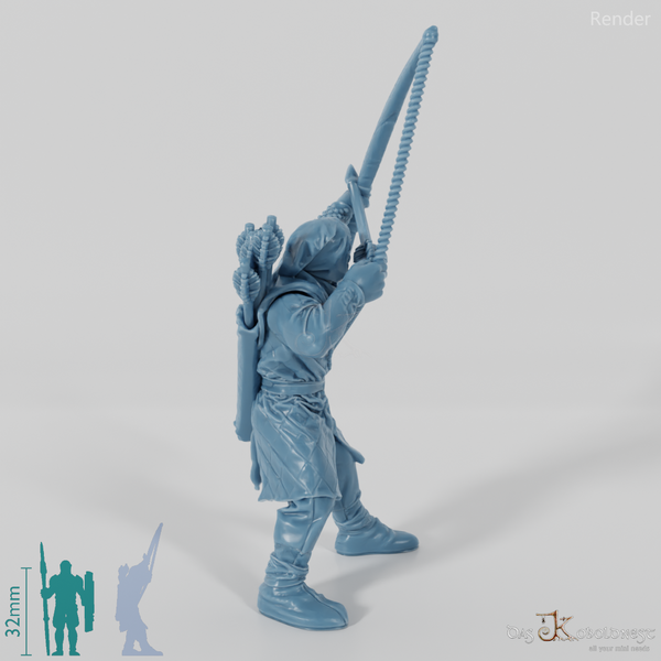 Gerüsteter Bogenschütze 02