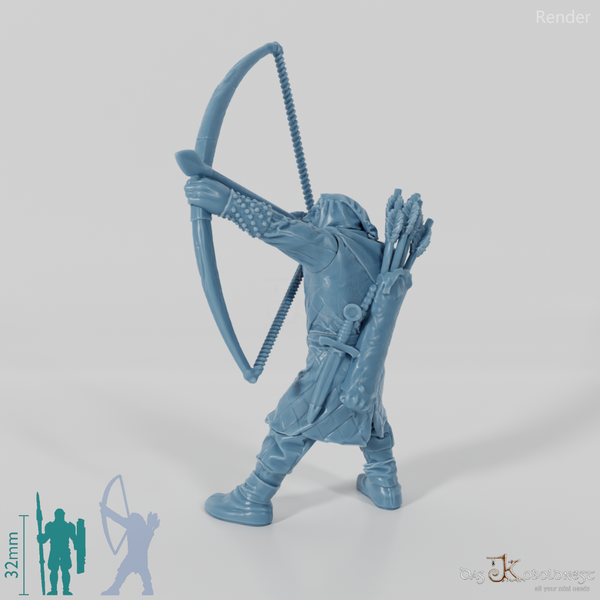 Gerüsteter Bogenschütze 02