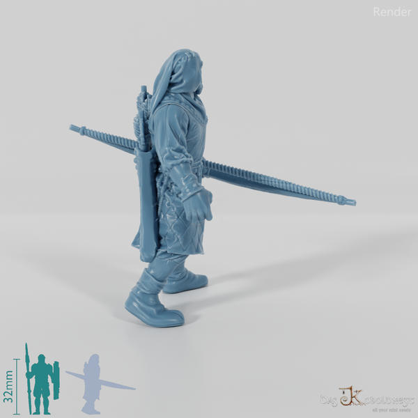 Gerüsteter Bogenschütze 03