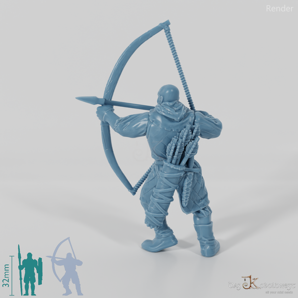 Gerüsteter Bogenschütze 04