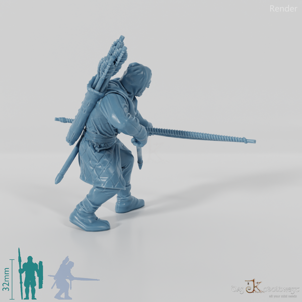 Gerüsteter Bogenschütze 05