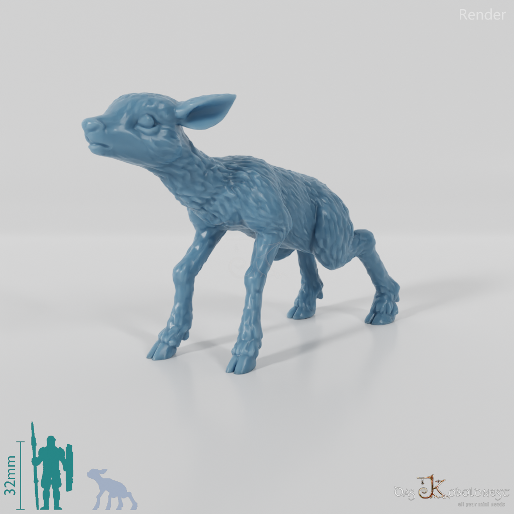 Megaloceros 11 (Jungtier) - StoneAxe Miniatures