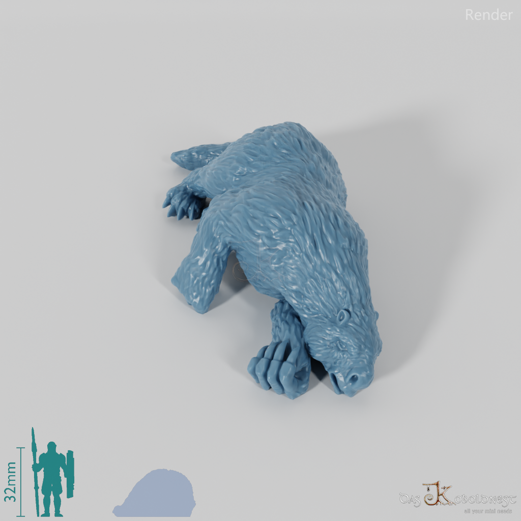 Megatherium 05 (Cadaver) - StoneAxe Miniatures
