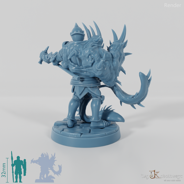 Mimic - Ritterstatue mit Hammer