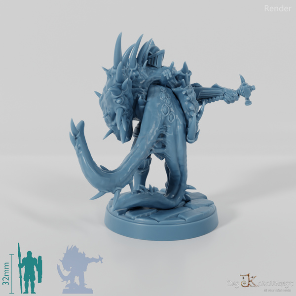 Mimic - Ritterstatue mit Hammer