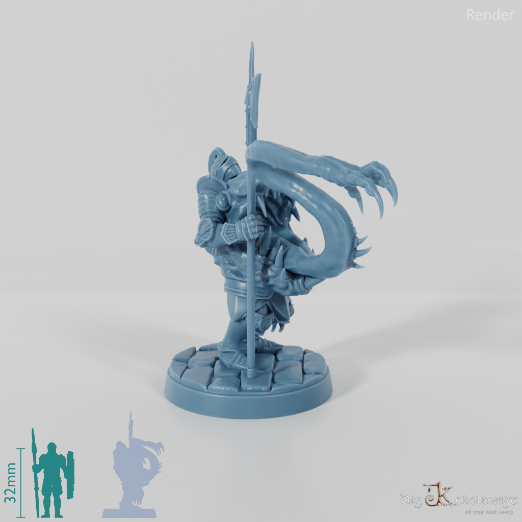 Mimic - knight statue with halberd