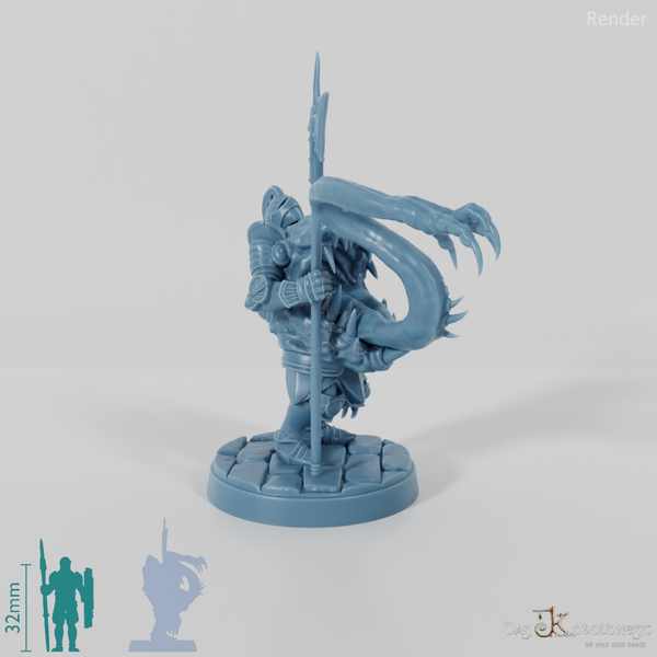 Mimic - Ritterstatue mit Hellebarde