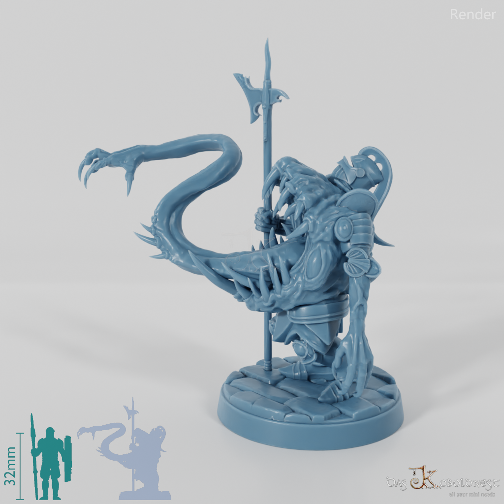 Mimic - knight statue with halberd