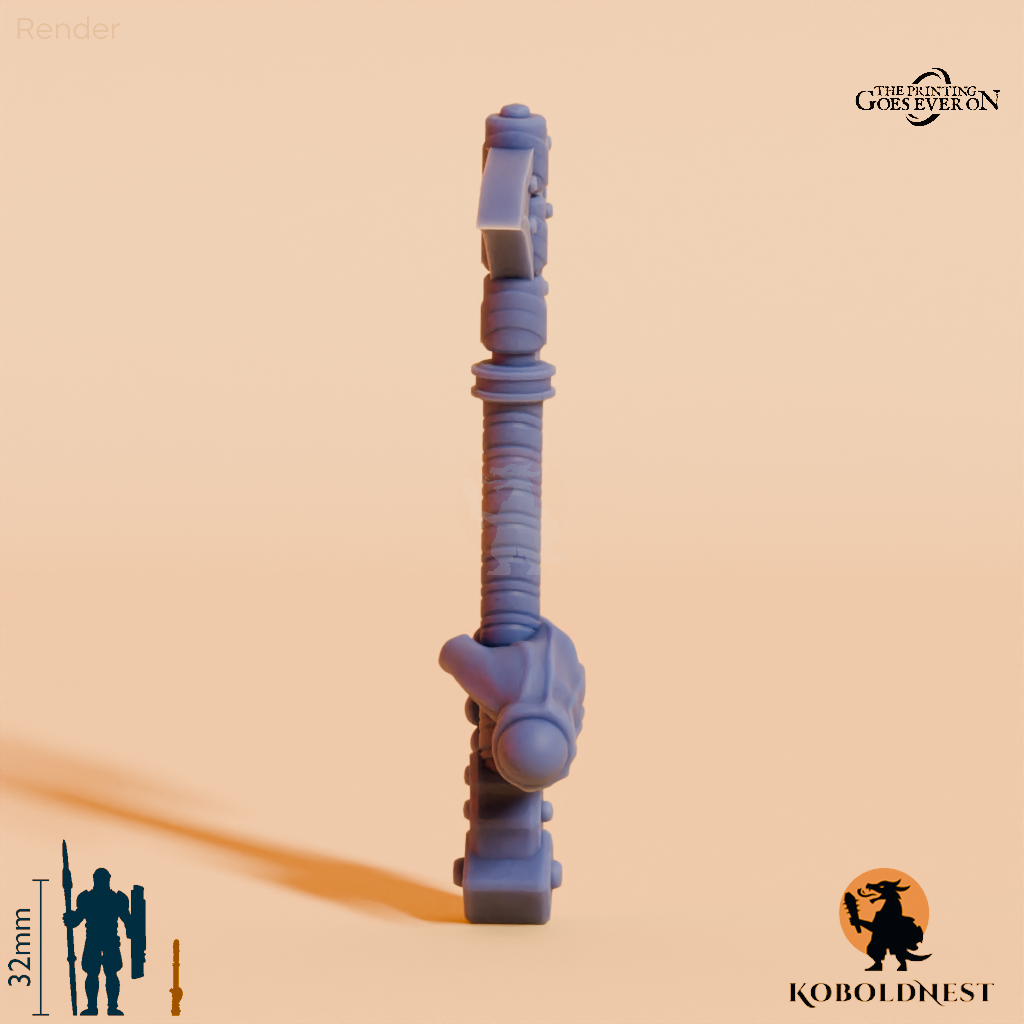 Minenzwerg-Axt A mit Hand