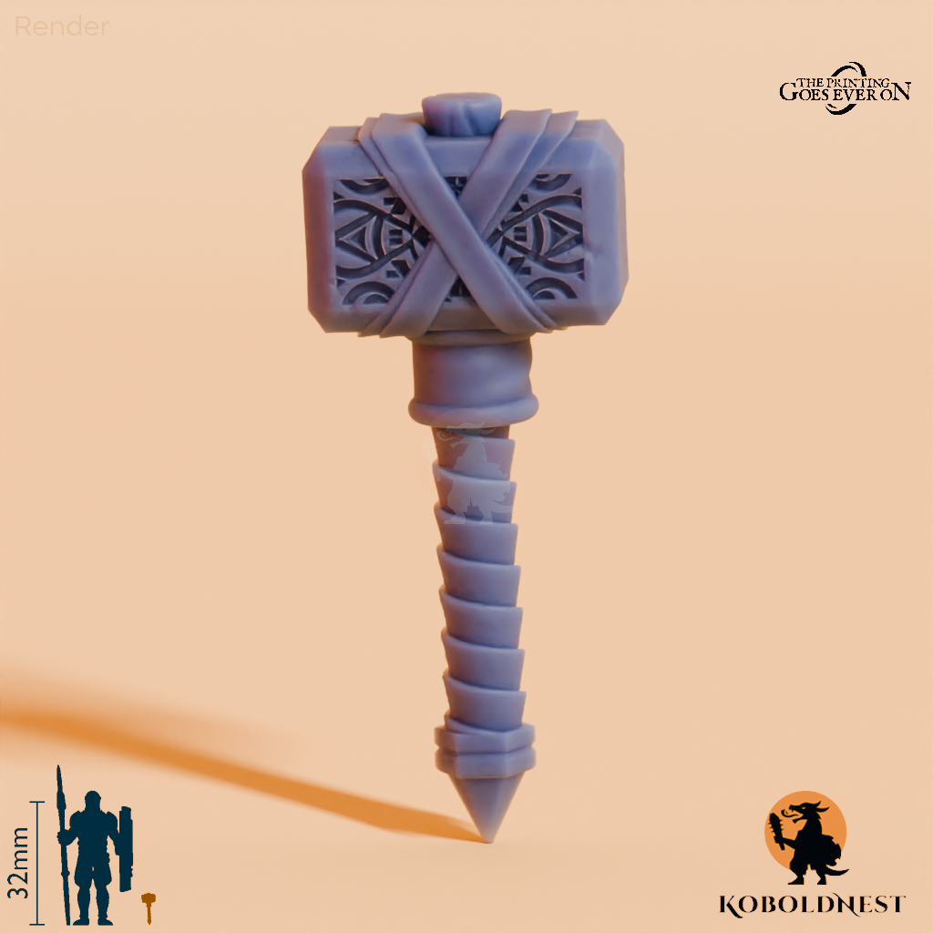 Minenzwerg-Zubehör - Hammer