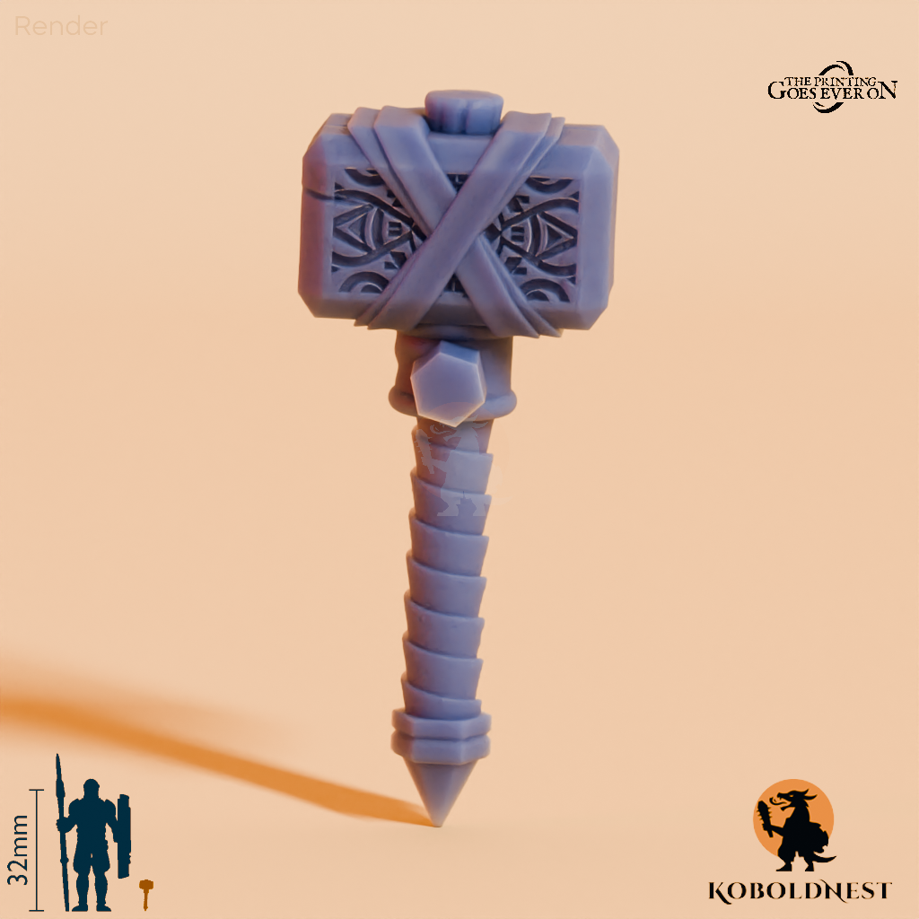 Minenzwerg-Zubehör - Hammer