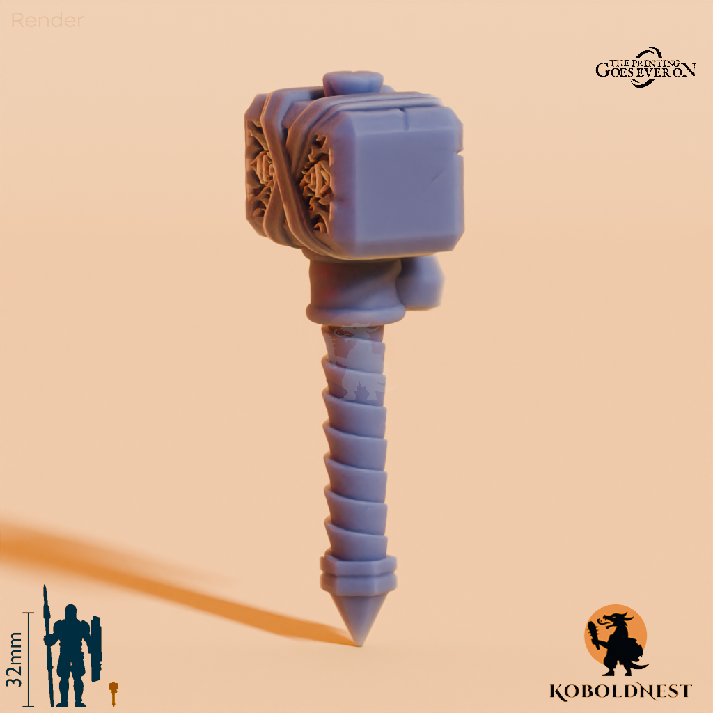 Minenzwerg-Zubehör - Hammer