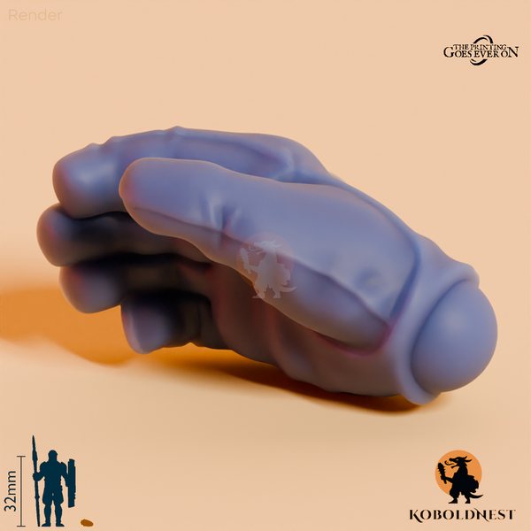 Minenzwerg-Hand, Entspannt A