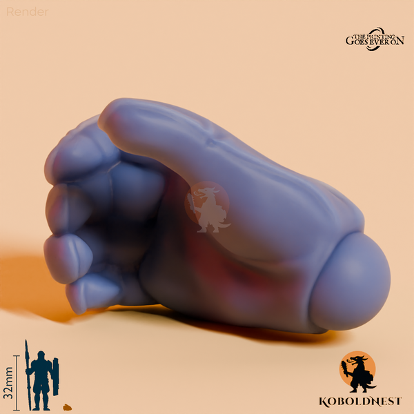 Minenzwerg-Hand, Zugreifend