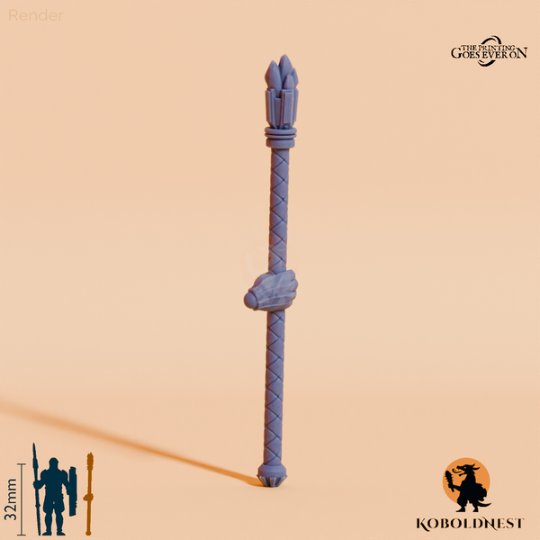 Minenzwerg-Stab A mit Hand