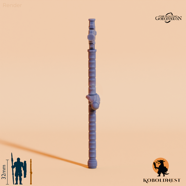 Minenzwerg-Stab B mit Hand