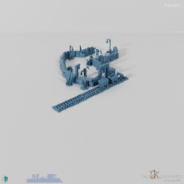 Dioramaset - Zwergische Minenarbeit