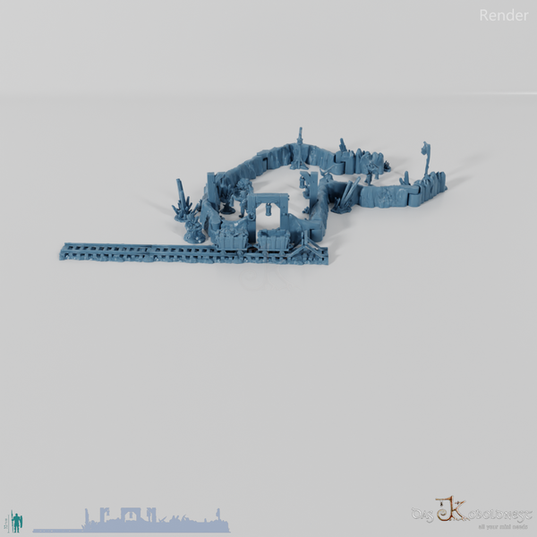 Dioramaset - Zwergische Minenarbeit