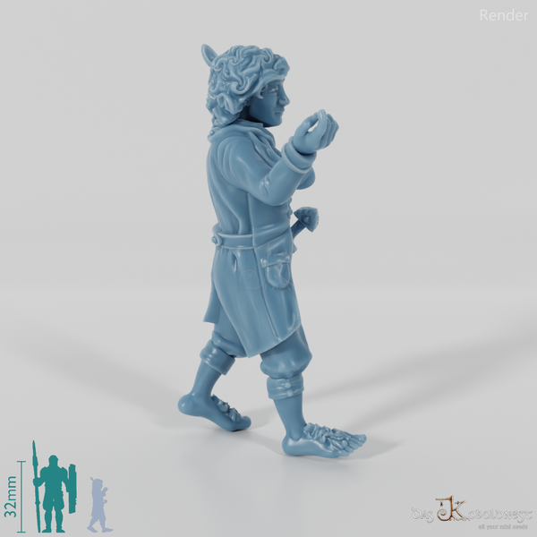 Mippin, halfling fighter