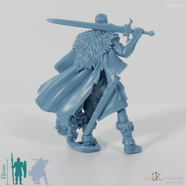 Wylder, Monsterjäger mit Trophäe