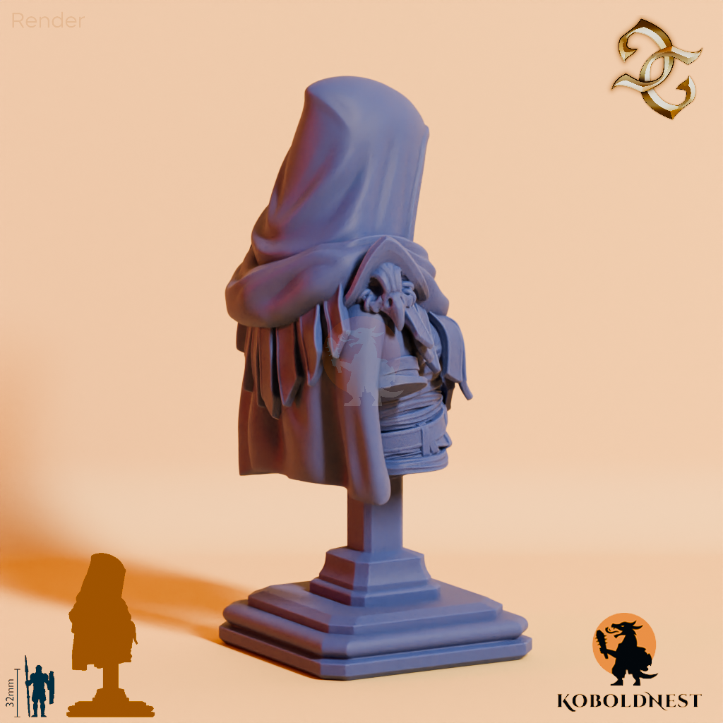 Büste - Mora Wanderless, Wüstenwanderer