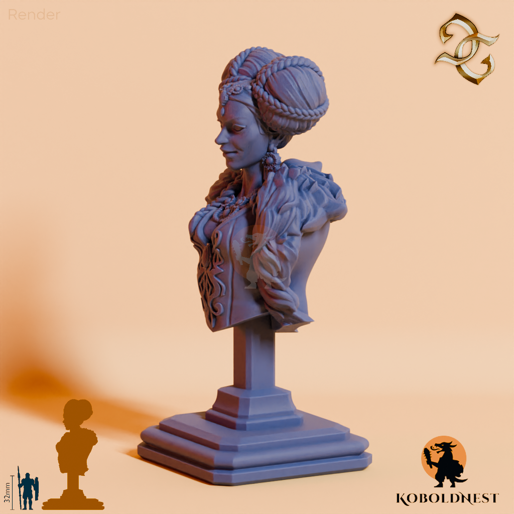 Bust - Morgause Lovefeaster, Human