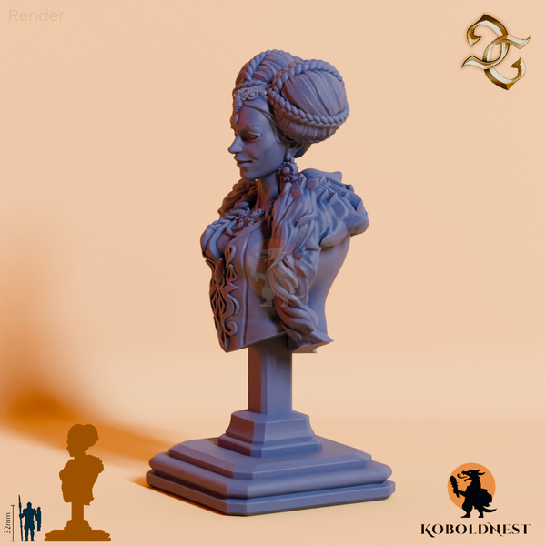 Bust - Morgause Lovefeaster, Human