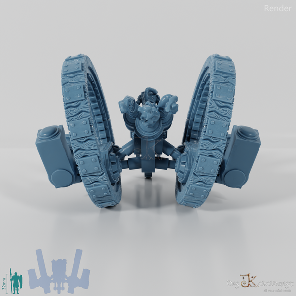 Rat people war machine with mortars