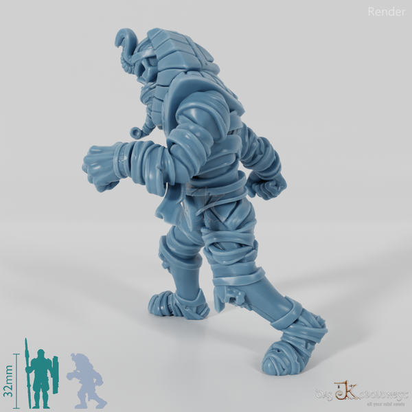 Mummified Pharaoh 01