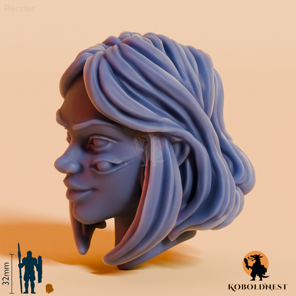 Mutantenkopf - Weiblich