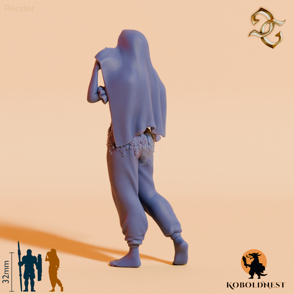 Nashwa al-Layali, Verschleierte Tänzerin