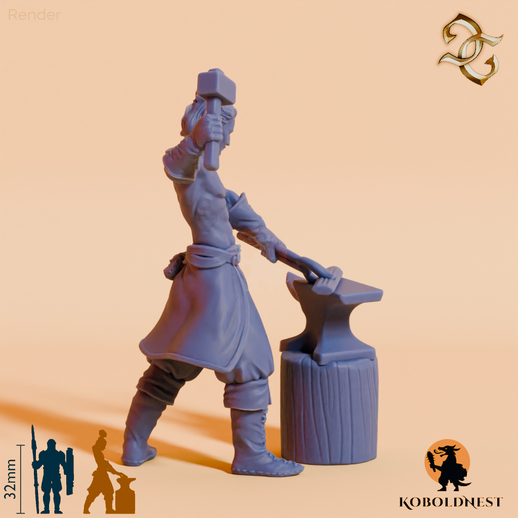 Osric Ironhand, Waffenschmied