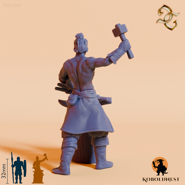 Osric Ironhand, Waffenschmied