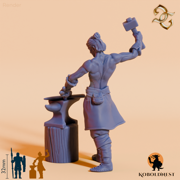 Osric Ironhand, Waffenschmied