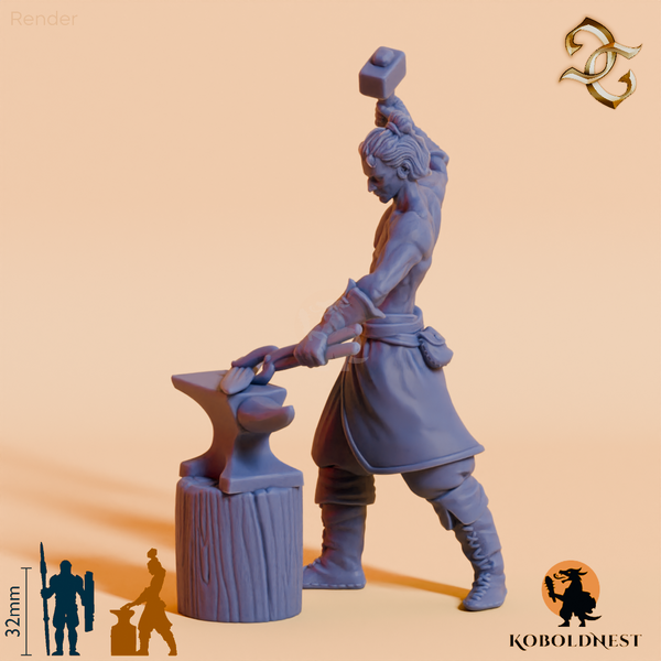 Osric Ironhand, Waffenschmied