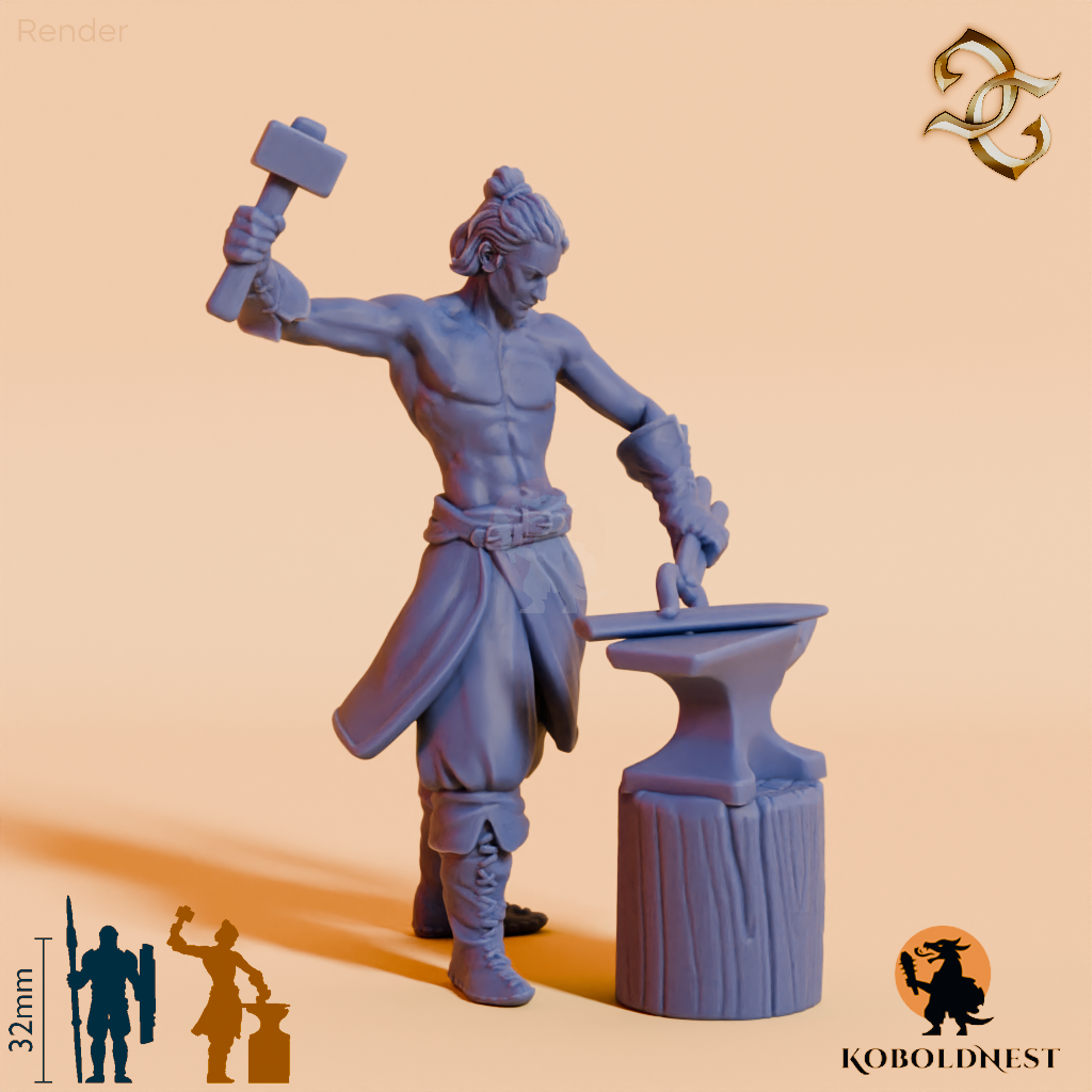 Osric Ironhand, Waffenschmied