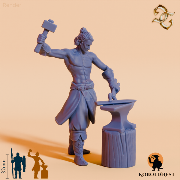 Osric Ironhand, Waffenschmied